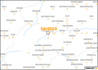 map of Savāreh