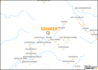 map of Savāreh