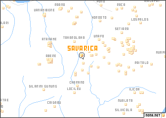 map of Savarica