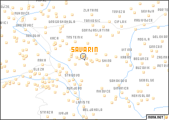 map of Savarin