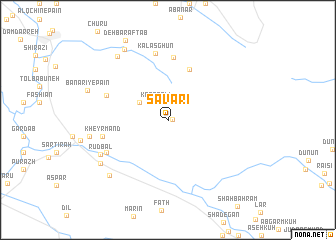 map of Savārī