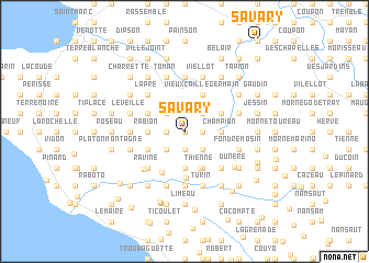 map of Savary