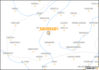 map of Savaşköy