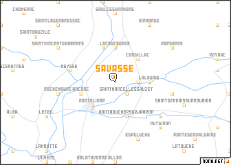map of Savasse