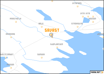 map of Sävast