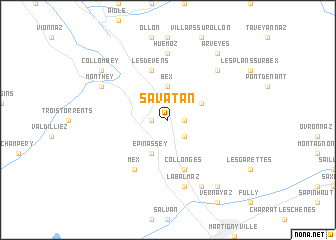 map of Savatan