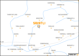 map of Savatlı