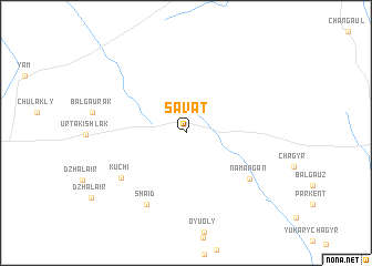 map of Savat