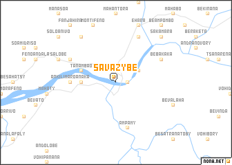 map of Savazy Be