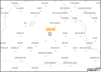 map of Sava