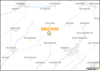 map of Savchino