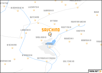 map of Savchino