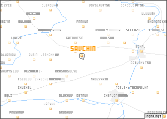 map of Savchin