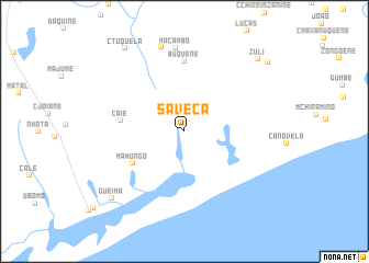 map of Saveca