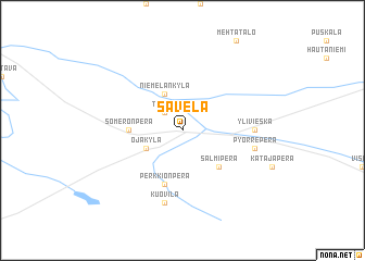 map of Savela