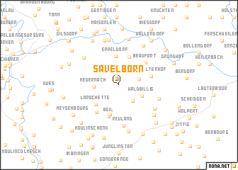 map of Savelborn