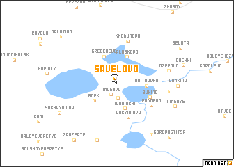 map of Savëlovo