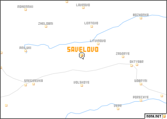 map of Savëlovo