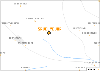 map of Savel\