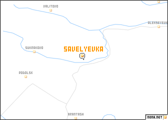 map of Savel\