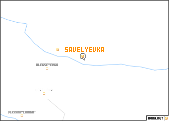 map of Savel\