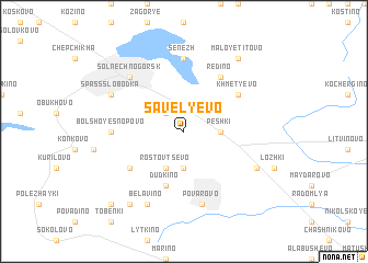 map of Savel\