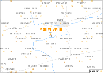 map of Savel\