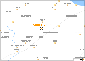 map of Savel\