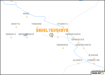 map of Savel\