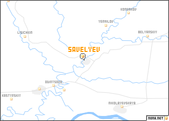 map of Savel\