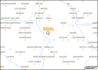 map of Savel