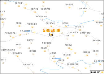 map of Saverna