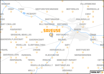 map of Saveuse