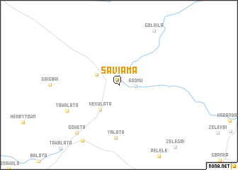 map of Saviama