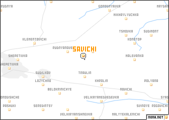 map of Savichi