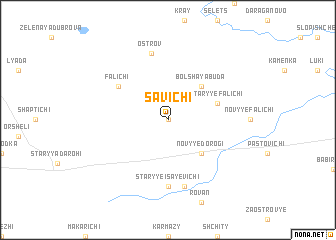 map of Savichi