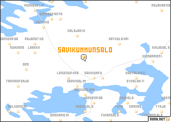 map of Savikummunsalo