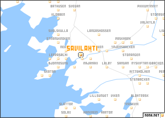 map of Savilahti