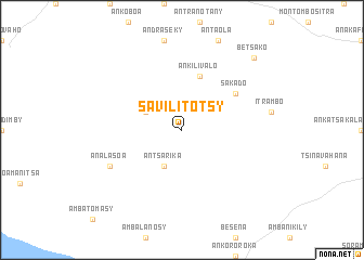 map of Savilitotsy