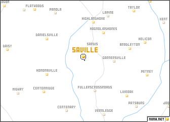 map of Saville