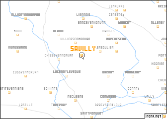 map of Savilly