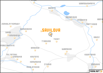 map of Savilova
