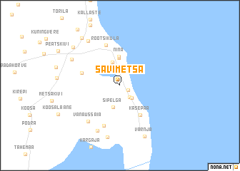 map of Savimetsa