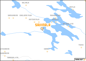 map of Savinala