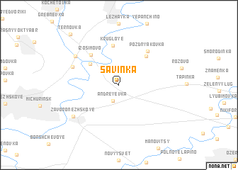 map of Savinka