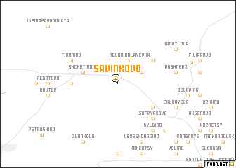 map of Savinkovo