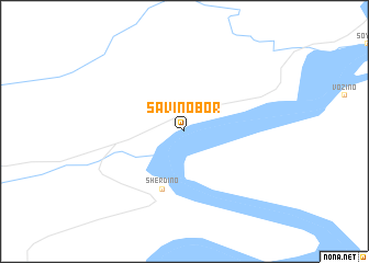 map of Savinobor