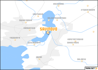 map of Savinovo
