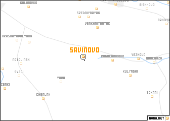 map of Savinovo