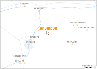 map of Savinovo